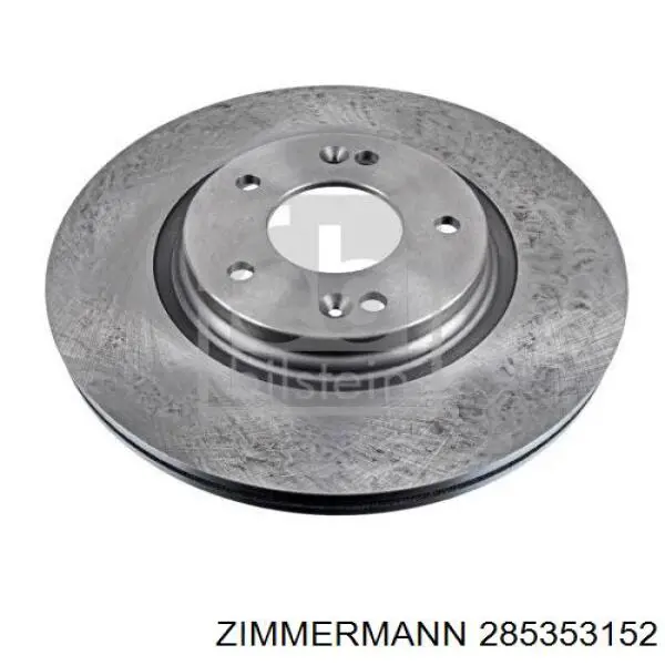 Do koszyka 285353152 Zimmermann Tarcza hamulcowa przednia