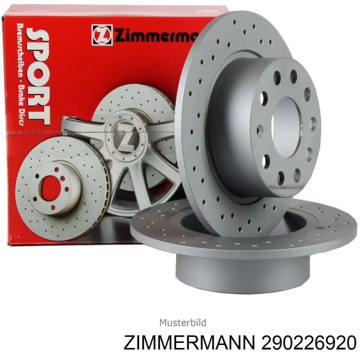 290226920 Zimmermann Tarcza hamulcowa przednia