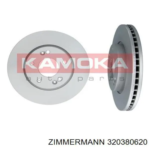 Do koszyka 320380620 Zimmermann Tarcza hamulcowa przednia