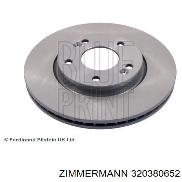 Do koszyka 320380652 Zimmermann Tarcza hamulcowa przednia