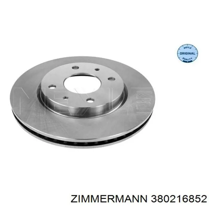 Do koszyka 380216852 Zimmermann Tarcza hamulcowa przednia