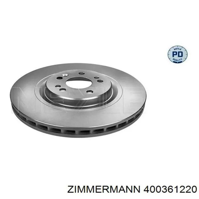 Do koszyka 400361220 Zimmermann Tarcza hamulcowa przednia