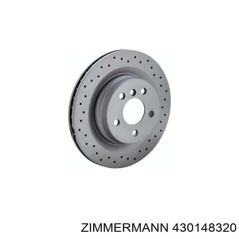 Do koszyka 430148320 Zimmermann Tarcza hamulcowa przednia
