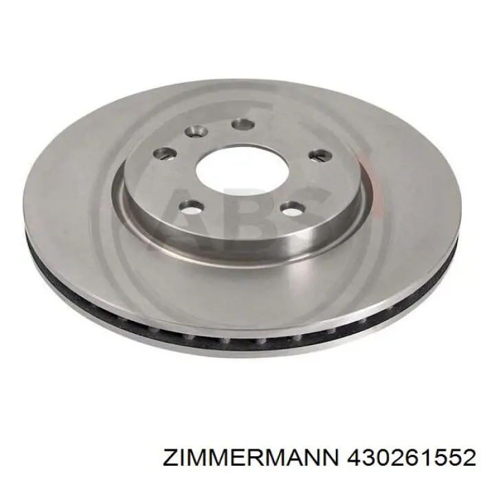 Do koszyka 430261552 Zimmermann Tarcza hamulcowa przednia