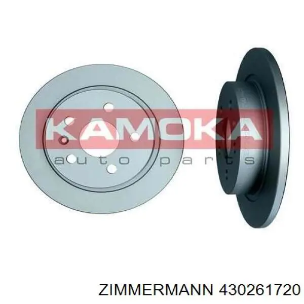 Do koszyka 430261720 Zimmermann Tarcza hamulcowa tylna