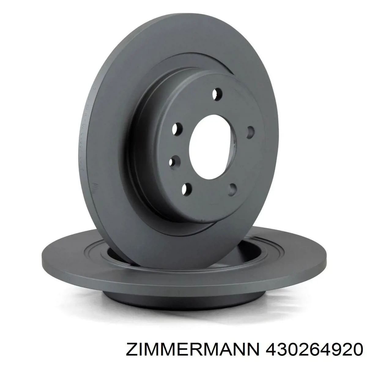 Do koszyka 430264920 Zimmermann Tarcza hamulcowa tylna