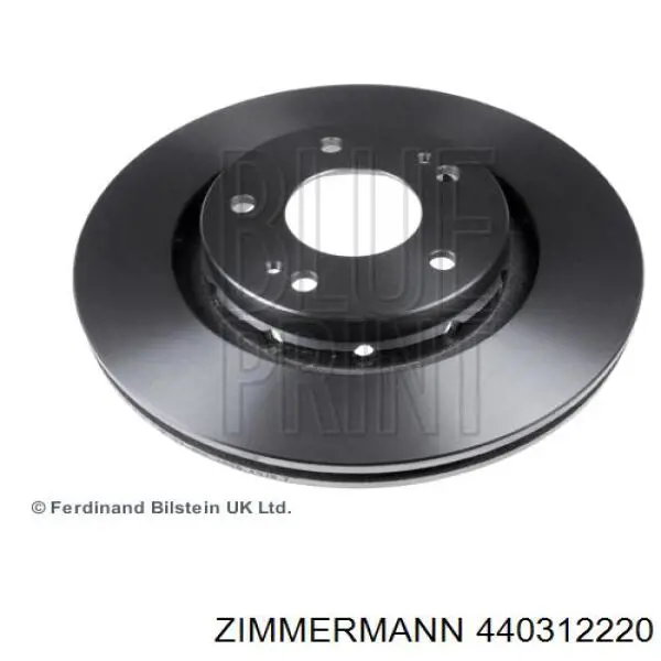 Tarcza hamulcowa przednia Zimmermann 440312220 cena, od 50,65 USD