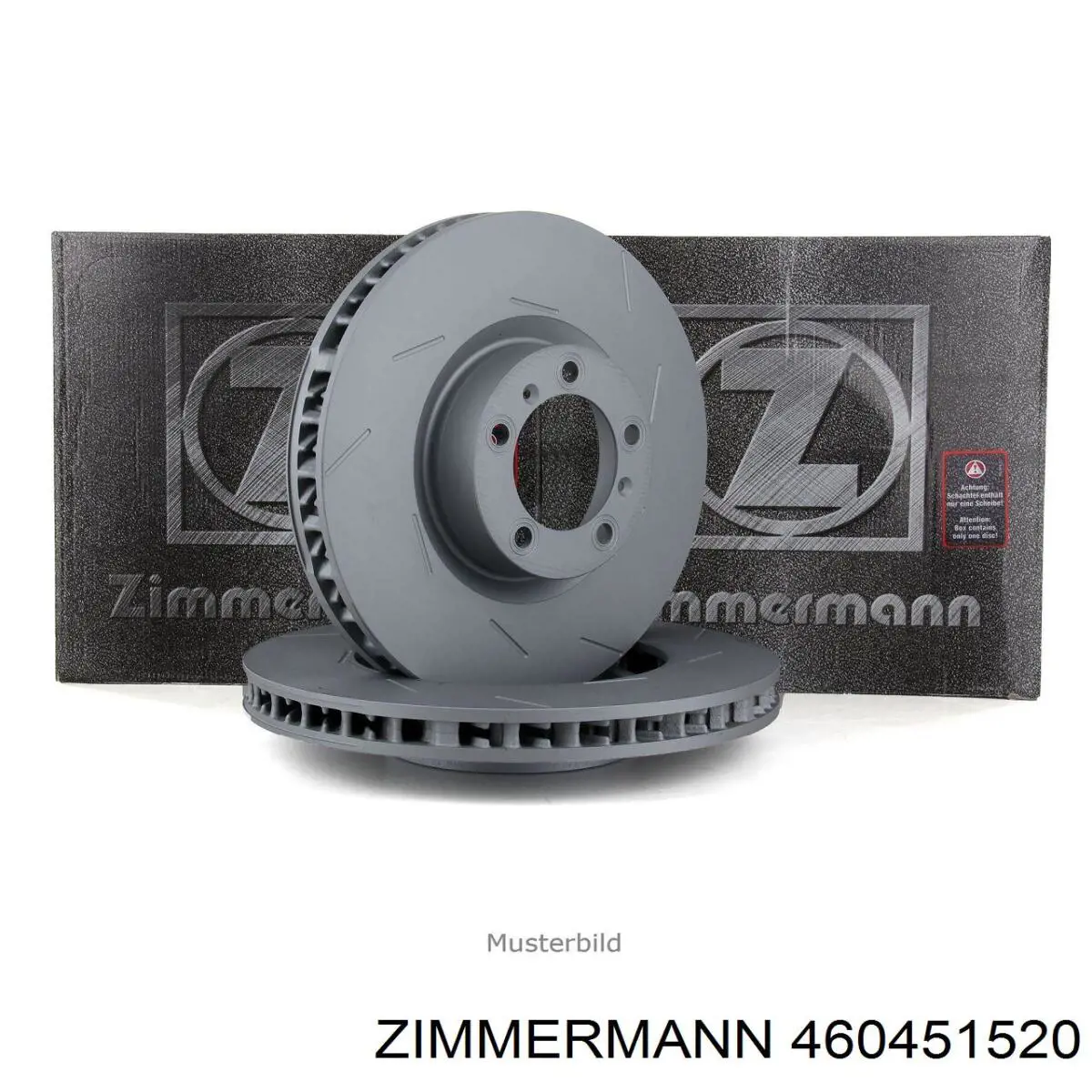 Do koszyka 460451520 Zimmermann Tarcza hamulcowa przednia
