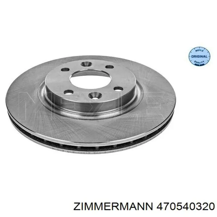 Do koszyka 470540320 Zimmermann Tarcza hamulcowa przednia