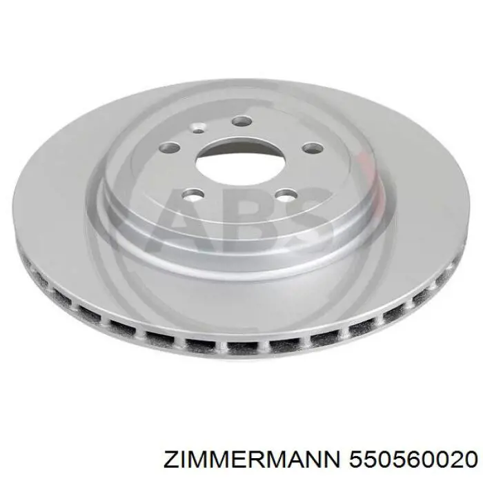 Tarcza hamulcowa tylna Zimmermann 550560020 cena, od 143,37 USD