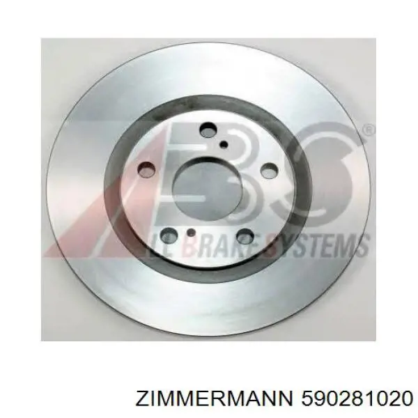 Do koszyka 590281020 Zimmermann Tarcza hamulcowa przednia