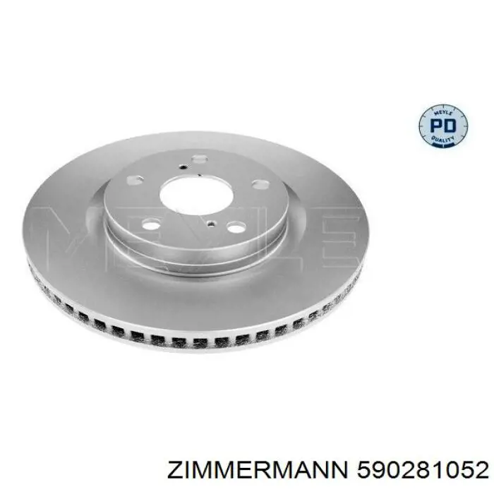Do koszyka 590281052 Zimmermann Tarcza hamulcowa przednia