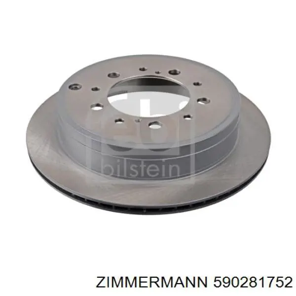 590281752 Zimmermann Tarcza hamulcowa tylna