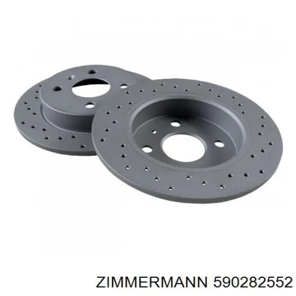 Tarcza hamulcowa przednia Zimmermann 590282552 cena, od 77,67 USD