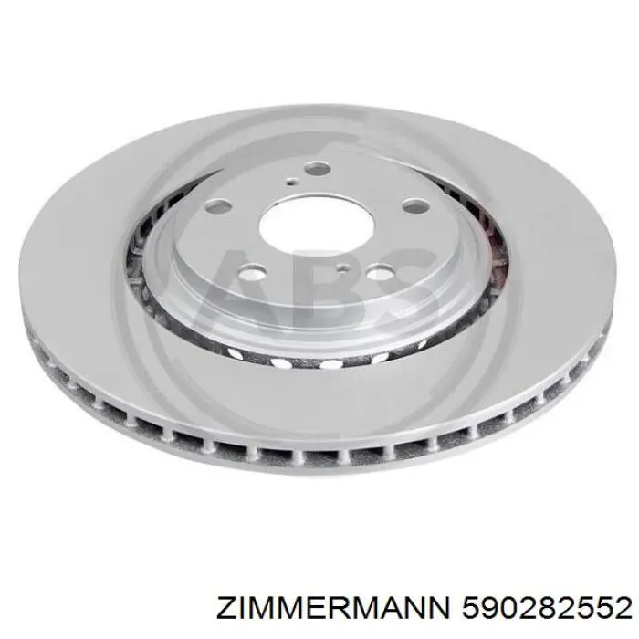 Do koszyka 590282552 Zimmermann Tarcza hamulcowa przednia