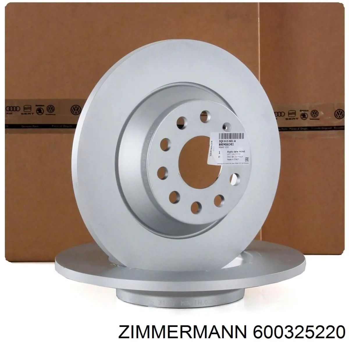 Do koszyka 600325220 Zimmermann Tarcza hamulcowa tylna