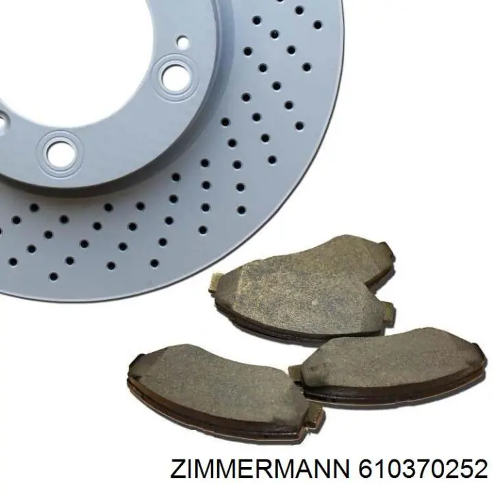 Do koszyka 610370252 Zimmermann Tarcza hamulcowa przednia