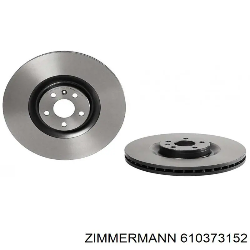 Tarcza hamulcowa przednia Zimmermann 610373152 cena, od 112,63 USD