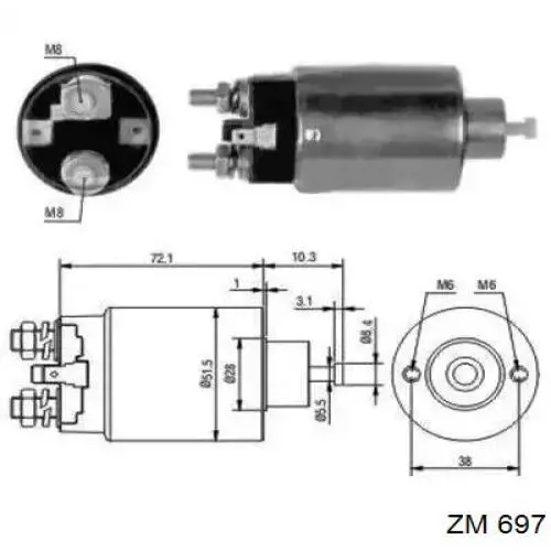 Elektromagnes rozrusznika 71331288 Profit