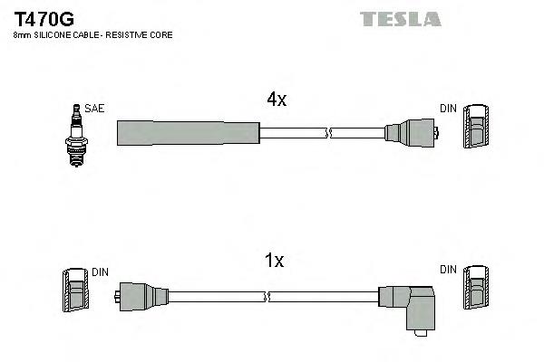 Zestaw przewodów wysokiego napięcia Ford 6170396 cena, od 16,18 USD