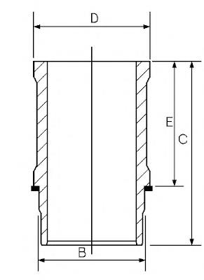 Tuleja tłoka Citroen Berlingo (M)