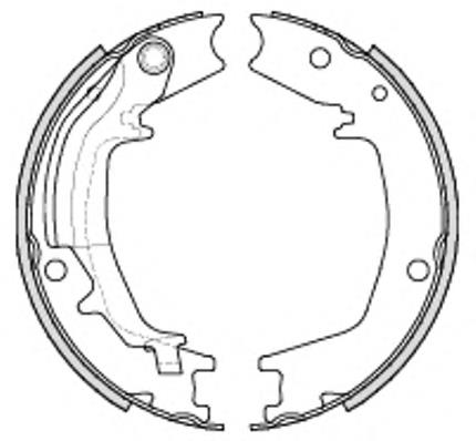 Z4235.00 Woking klocki hamulca ręcznego