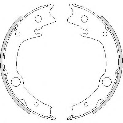 Z4729.00 Woking klocki hamulca ręcznego