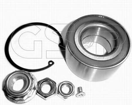 Łożysko piasty przedniej 1H0498625 VAG