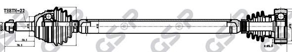 Półoś napędowa przednia prawa VAG 6N0407450X cena, od 54,48 USD