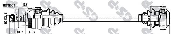 Półoś tylna prawa BMW 33211229592 cena, od 139,01 USD