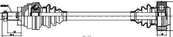 33211226333 BMW Półoś tylna