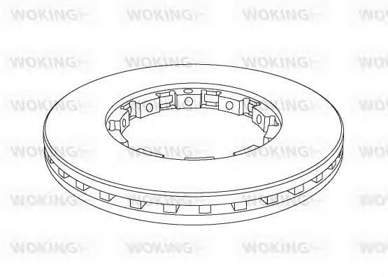 Tarcza hamulcowa przednia Febi 104292
