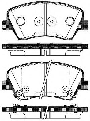 Do koszyka P30070X Brembo Klocki hamulcowe przednie tarczowe