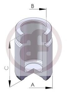 Tłoczek zacisku hamulca tylnego D02566 Autofren