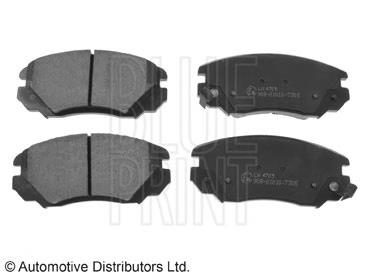 Klocki hamulcowe przednie tarczowe General Motors 95514525