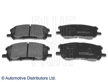 ADT342153 Blue Print klocki hamulcowe przednie tarczowe