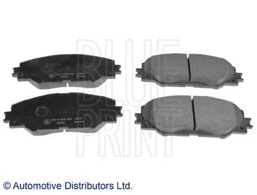 ADT342162 Blue Print Klocki hamulcowe przednie tarczowe
