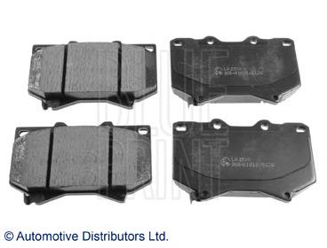 Klocki hamulcowe przednie tarczowe 0446560370 Toyota