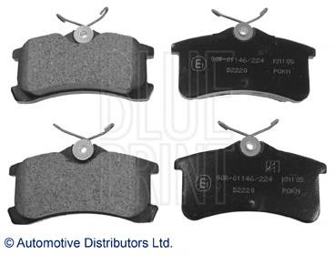 Okładziny (klocki) do hamulców tarczowych tylne Toyota 0446620130