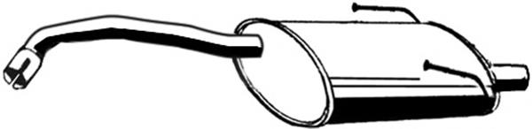 Tłumik, tylna część Fast FT84115 cena, od 117,64 USD