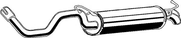 1J6253609C VAG Tłumik, tylna część