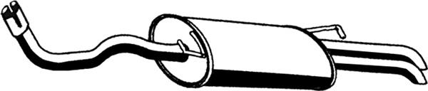 Tłumik, tylna część VAG 1J5253609AJ cena, od 140,10 USD