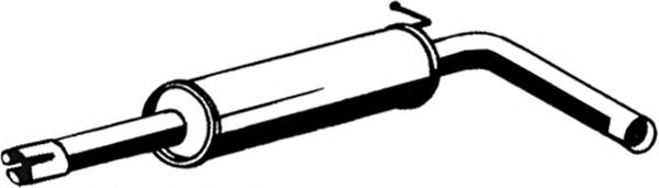 Tłumik, środkowa część VAG 6Q0253209AJ cena, od 42,58 USD