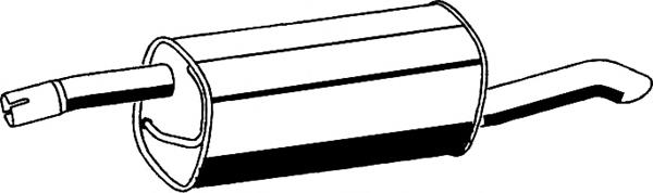 Tłumik, tylna część Ford 1578071 cena, od 59,07 USD