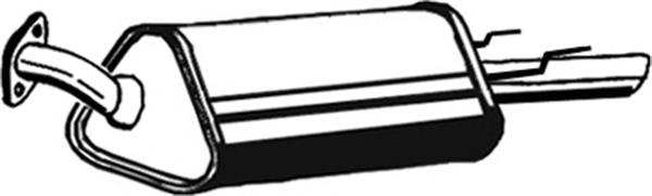 Tłumik, tylna część Opel Vectra 36