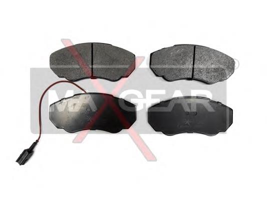 Do koszyka 1617280580 Peugeot/Citroen Klocki hamulcowe przednie tarczowe
