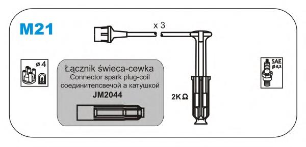 Zestaw przewodów wysokiego napięcia NGK RCMB201 cena, od 67,52 USD
