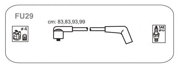 Zestaw przewodów wysokiego napięcia Ford 2239471 cena, od 33,71 USD