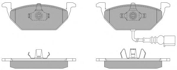 FBP-1070-01 Fremax klocki hamulcowe przednie tarczowe