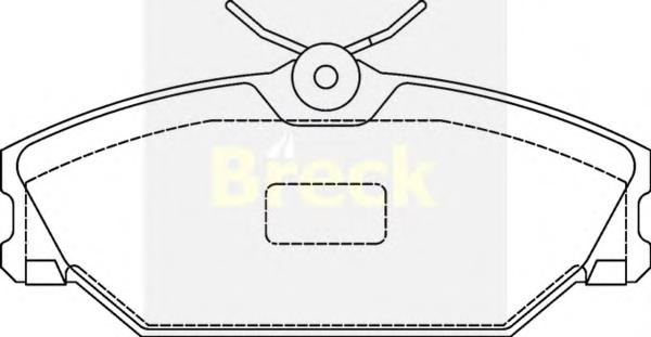 410604441R Renault (RVI) Klocki hamulcowe przednie tarczowe